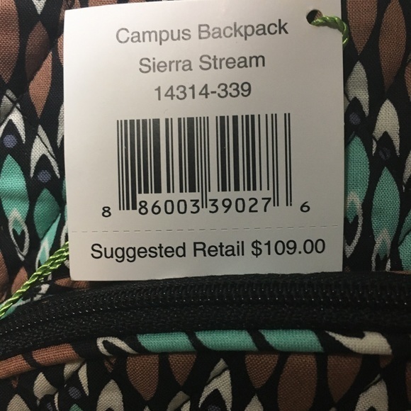 Vera Bradley sierra backpack & wallet - Picture 8 of 10